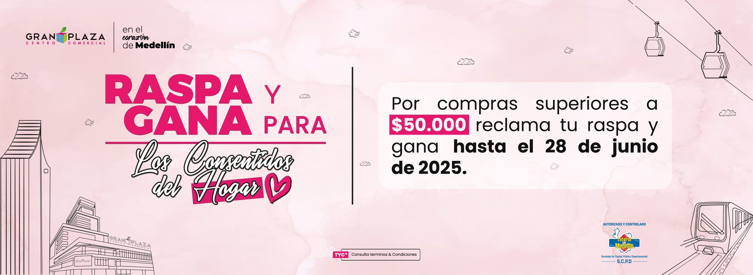 Banner sorteo raspa y gana madres – padres